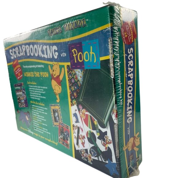 Vintage 90s Winnie the Pooh Scrapbooking Kit Paper Pizazz Disney Y2K 92 Pcs New - Picture 4 of 9